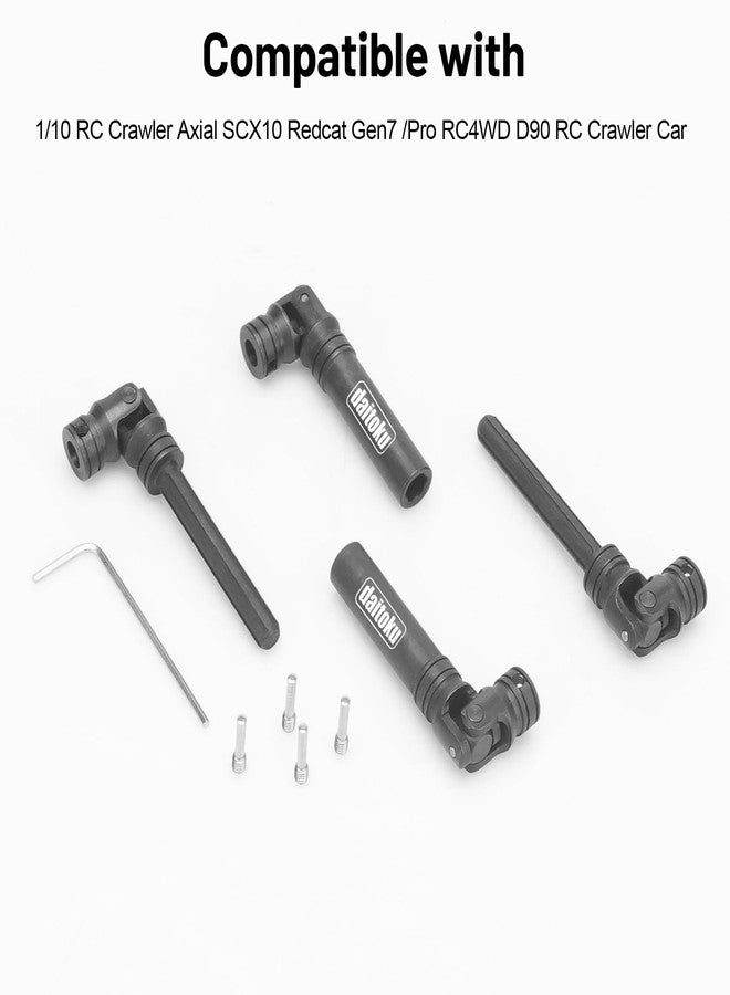 daitoku Steel Centre Drive Shaft CVD Driveshaft Upgrade Parts 90-125mm for 1/10 Traxxas TRX-4 Axial SCX10 RC Crawler Car (2PCS) - Image 3
